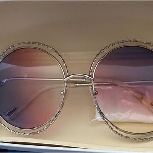 Chloe Round Sunglass